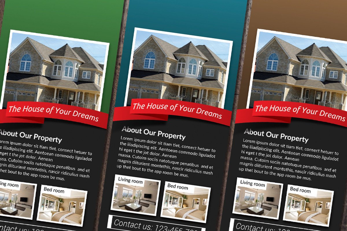 Real Estate Agency PSD Door Hanger, a Stationery Template by Business Flyers (Photo 3 of 3)