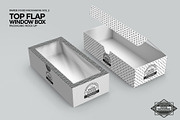 Top Flap Window Box Packaging Mockup, a Cups & Container Mockup by INCDesign (Thumbnail 3 of 7)