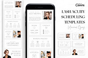Lash Tech Acuity Scheduling • Canva, a Websites & App Template by OniriqveDesigns (Thumbnail 1 of 8)