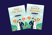 Engagement Wedding Invitation, an Invitation Template by iDoodle Studio (Thumbnail 4 of 4)
