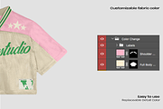 CROPPED AMERICAN FOOTBALL JERSEY, an Apparel Mockup by Voyage Studio (Thumbnail 4 of 4)