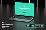 Macbook Air - Mockup, a Mac Mockup by Rometheme Std (Thumbnail 1 of 5)