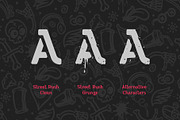 Street Rush font & graphics, a Sans Serif Font by Gleb Guralnyk (Thumbnail 3 of 9)