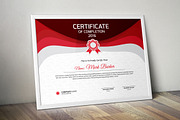 Certificate Word | PSD | AI, a Stationery Template by Curve Design (Thumbnail 1 of 4)