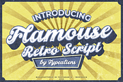 Flamouse, a Script Font by ilhamtaro (Thumbnail 1 of 10)