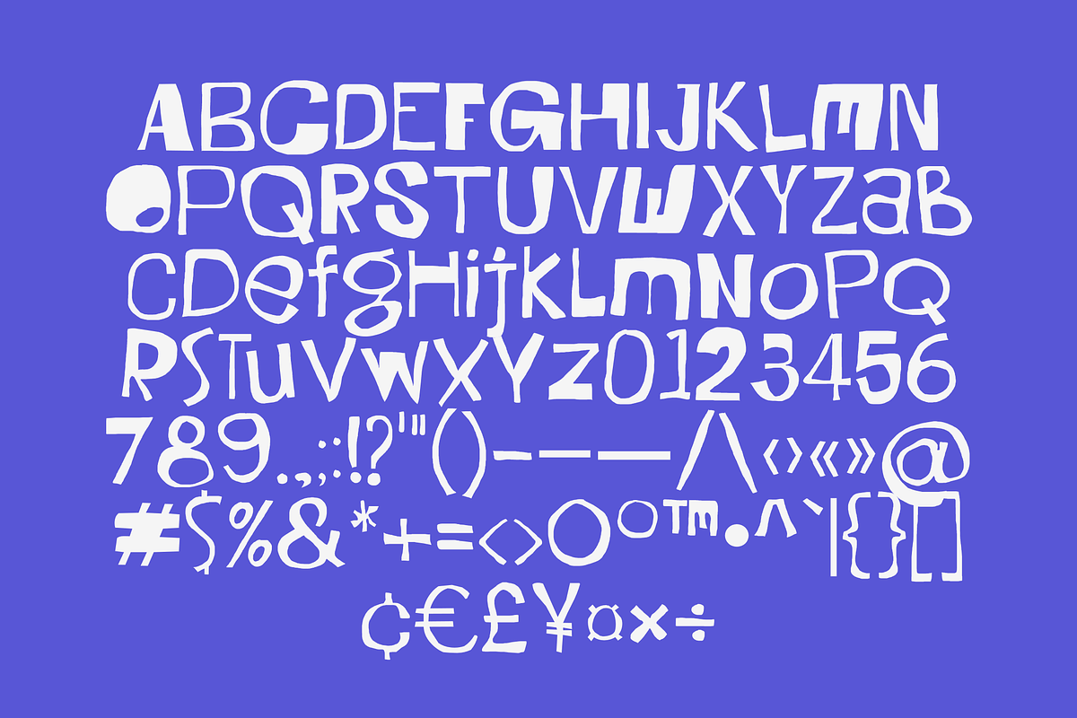 Korek Typeface, a Handwritten Font by Ideal Eksis (Photo 2 of 9)