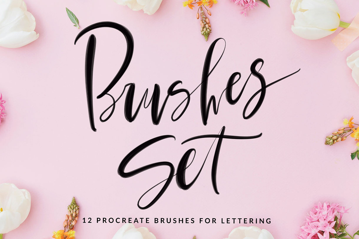 Procreate Brushes Set I, a Brush Add-On by Creator Goodies (Photo 1 of 12)