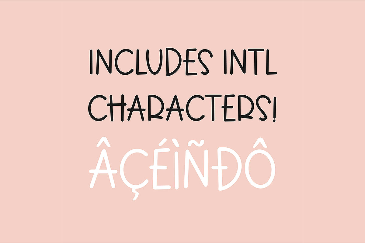 MISS HONEY Kids Handwriting Font, a Sans Serif Font by Blush Font Co. (Photo 5 of 5)