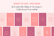 New Year Instagram Highlight Covers, a Social Media Template by Amogh Design (Thumbnail 3 of 8)