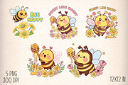 Bee Sweet Like Honey PNG, an Illustration by Daily.Designs (Thumbnail 1 of 5)