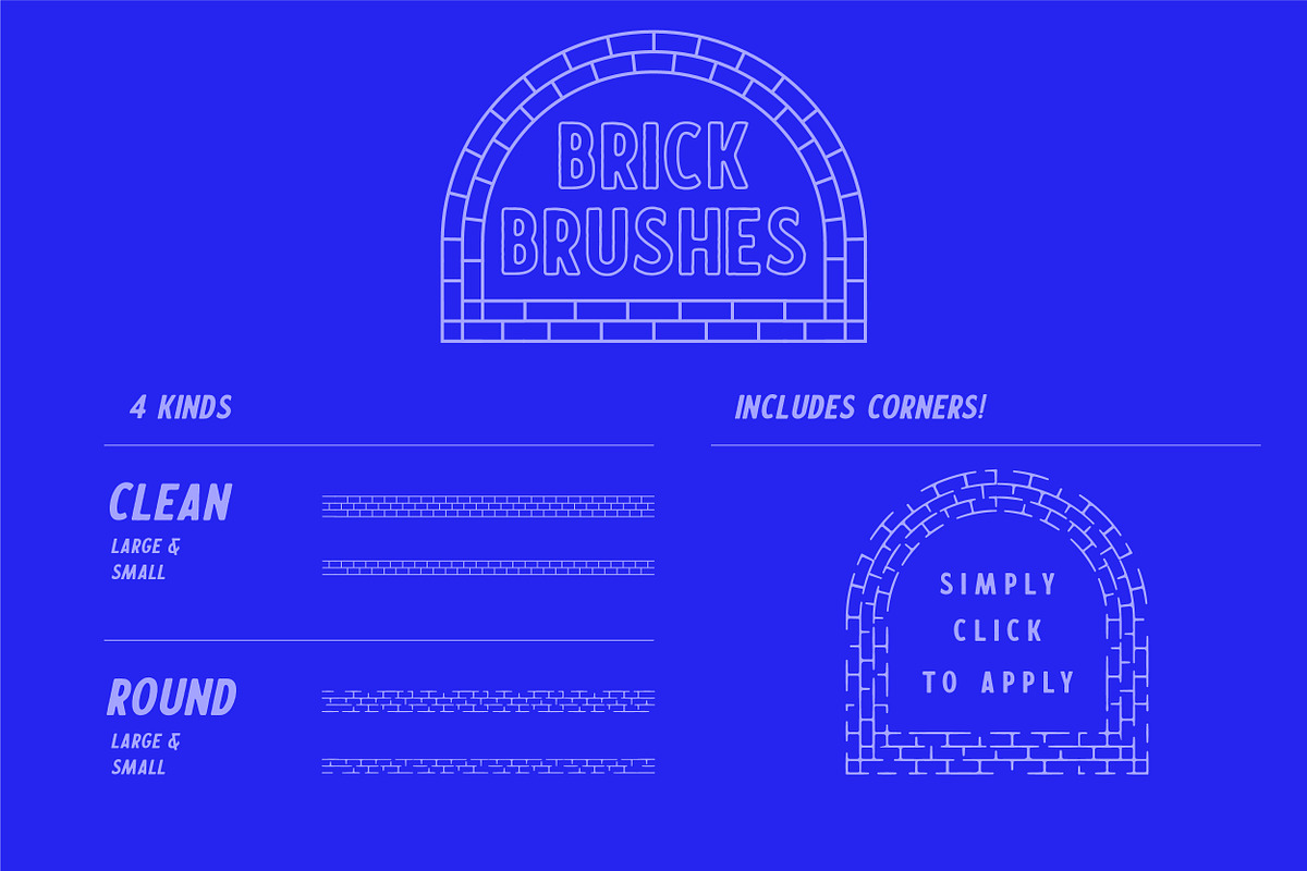 Logo Badge Pattern Brush for Ai, a Brush Add-On by Hannah Bacon Design (Photo 7 of 8)