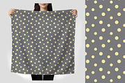 Butter Yellow and Grey Polka Dot, a Pattern Graphic by Sharon Schwalbe (Thumbnail 4 of 6)