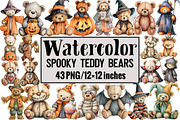 Spooky Teddy Bears, an Illustration by Design Market (Thumbnail 1 of 3)