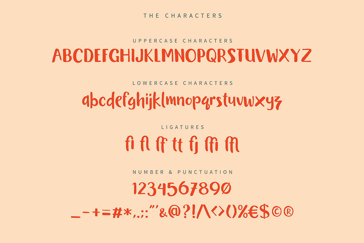 Book Worm Typeface preview 2