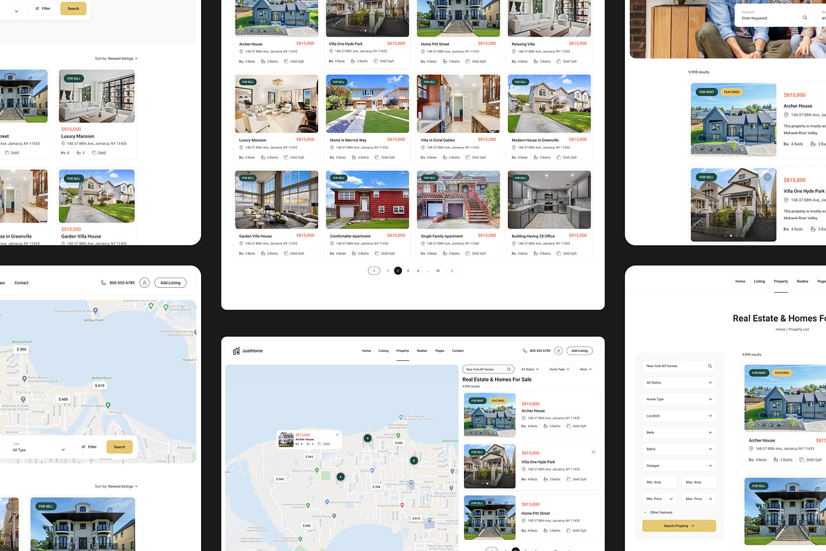 JustHome — Real Estate HTML Template, a HTML Template by CreativeLayerss (Photo 2 of 3)