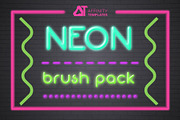 Neon Brush Pack Affinity Designer, a Brush Add-On by Affinity Templates (Thumbnail 1 of 7)