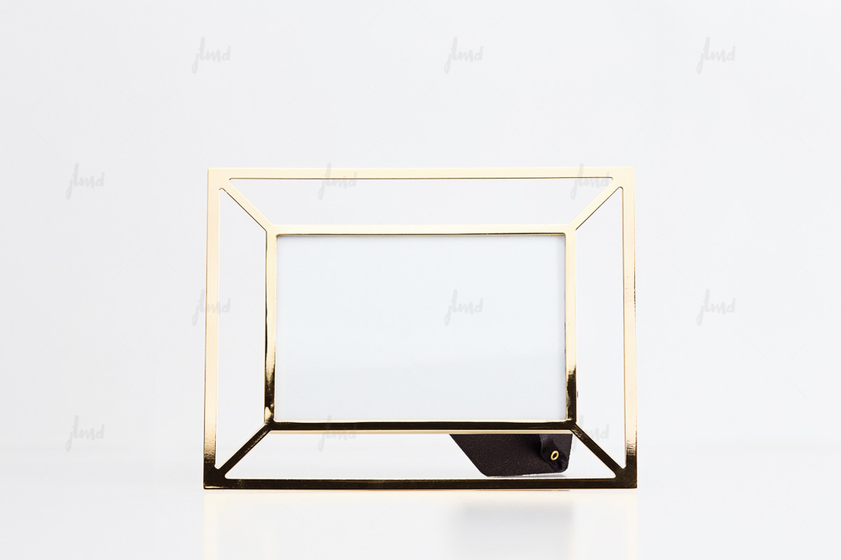 Golden frame photo-based mockup, a Print Template by JustLikeMyDesktop (Photo 2 of 2)