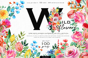 Wild flowers collection, a Texture Illustration by Skliarova (Thumbnail 1 of 11)