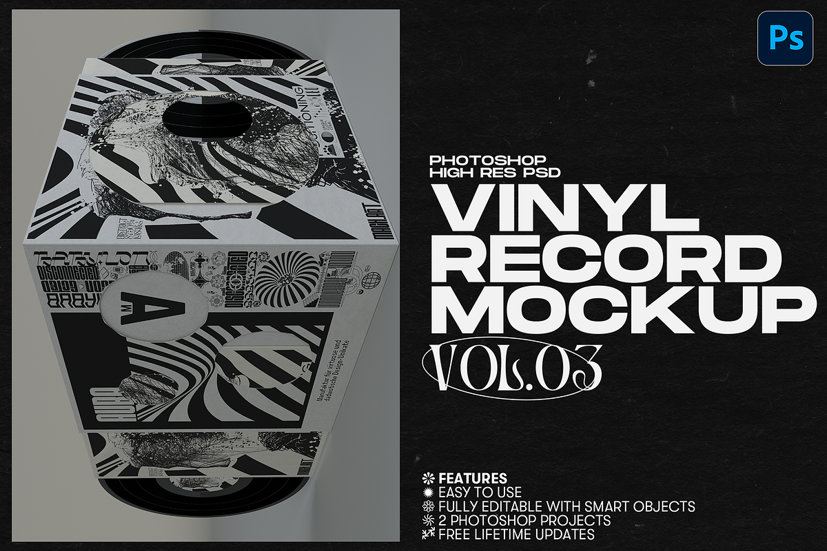 Vinyl Record Kit (20+ Mockups), a Packaging Mockup by Jacober Design (Photo 25 of 36)