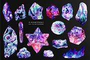 Minerals and space. Astrology set, an Object Graphic by white angel arts (Thumbnail 6 of 20)