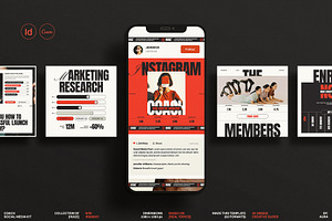 HUGE | Social Media Kit Template, a Social Media Template by ArtisanaAura