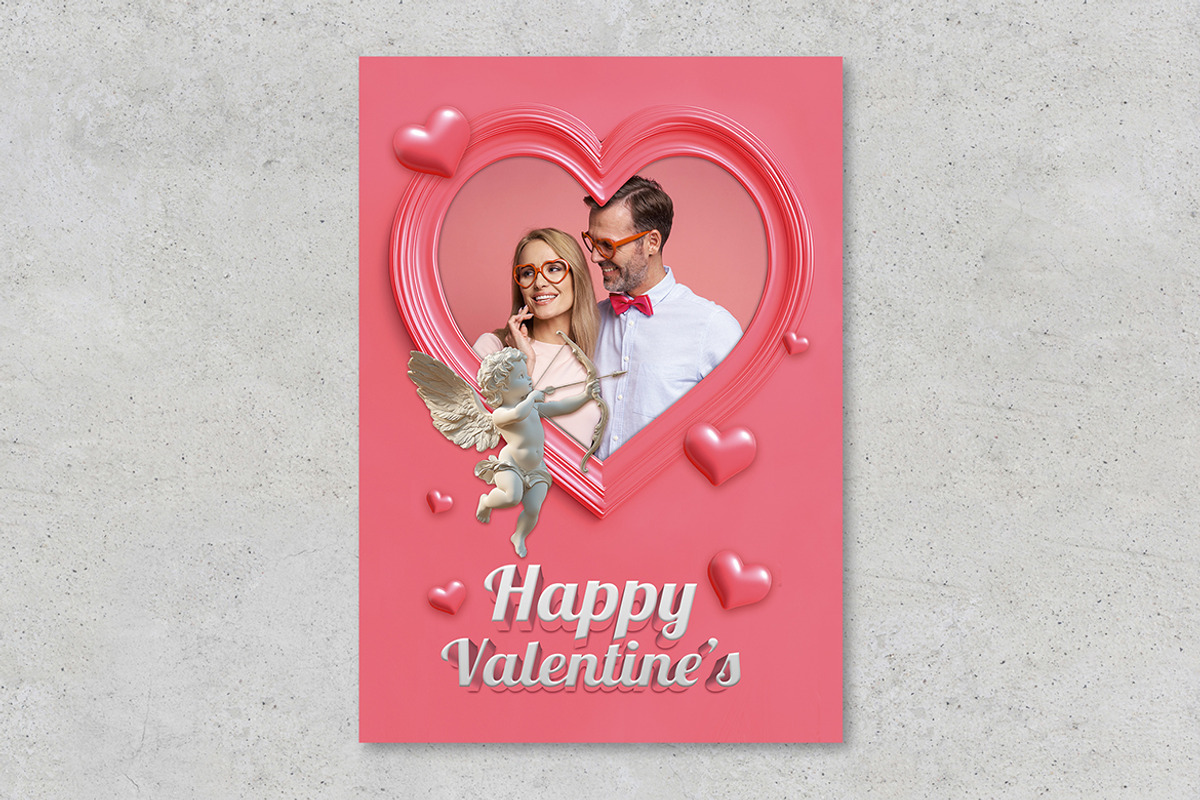 Valentine’s Day Flyer & Digital Card, a Design Template by McLittle Stock (Photo 3 of 4)