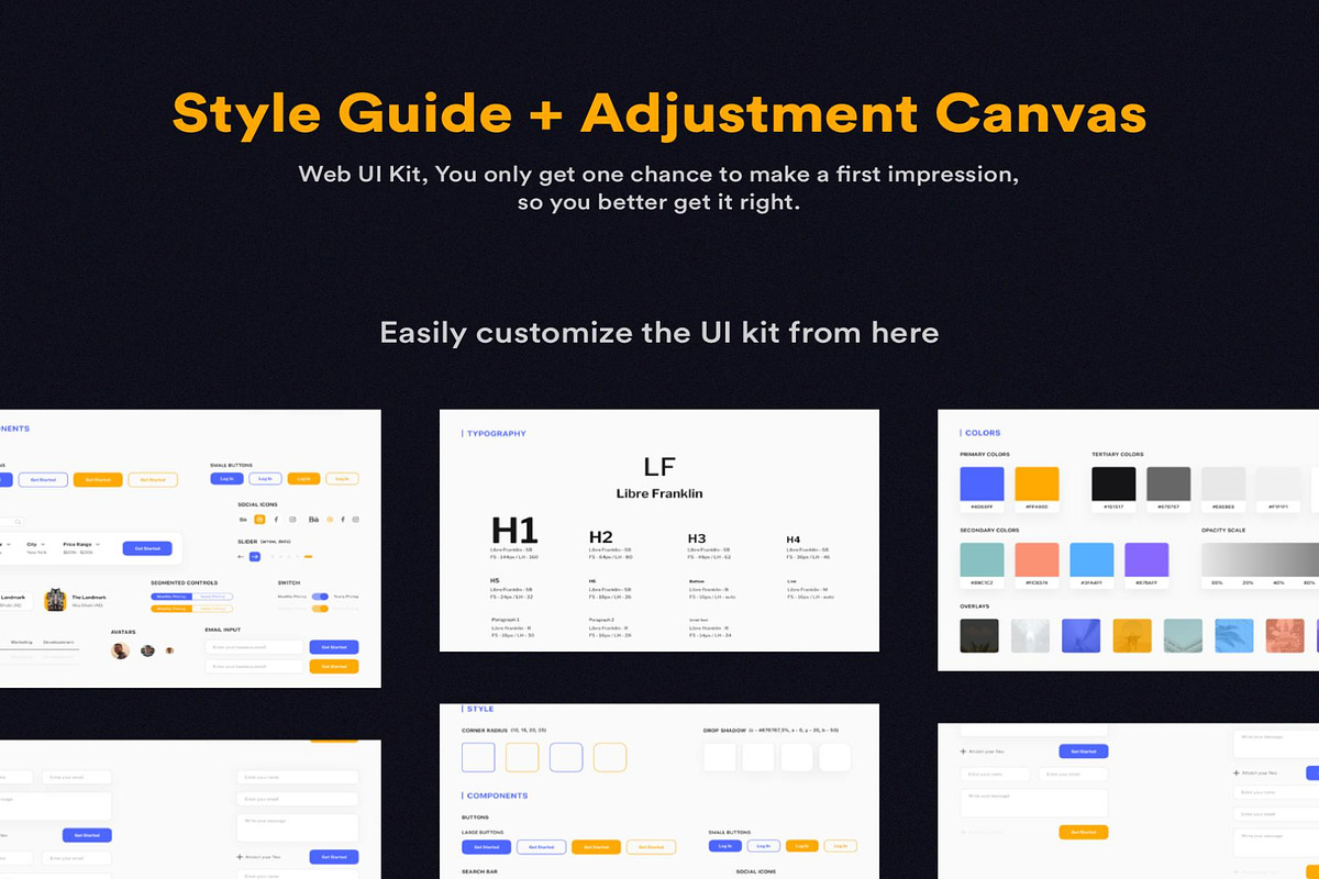 Kraft Web UI Kit, an UI Kit Template by Lumina_ui_ux202 (Photo 8 of 10)