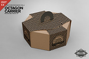 Octagon Box Carrier Packaging Mockup, a Cups & Container Mockup by INCDesign (Thumbnail 1 of 7)