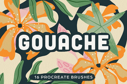 Gouache Procreate Brushes