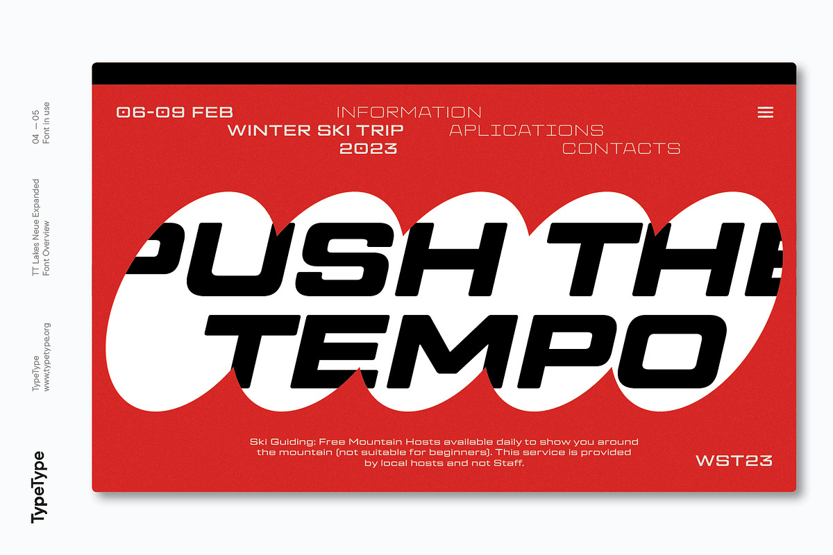 TT Lakes Neue Expanded, a Sans Serif Font by TypeType (Photo 4 of 5)