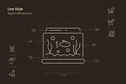 Pet and Veterinary Icon Set, an Outline Icon by Prosymbols (Thumbnail 3 of 8)