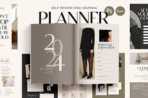 Project Planner And Journal CANVA PS