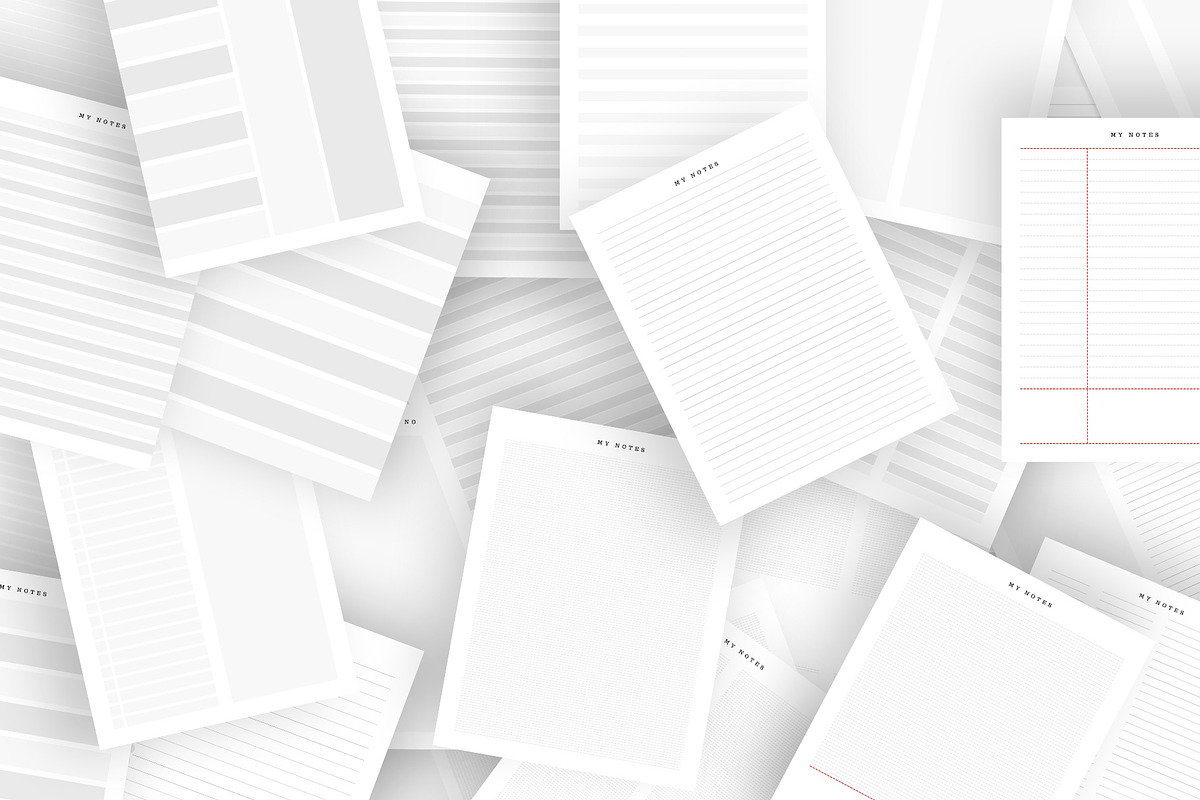 CANVA 70+ NOTES BUNDLE, a Stationery Template by MNT-Creator (Photo 2 of 4)