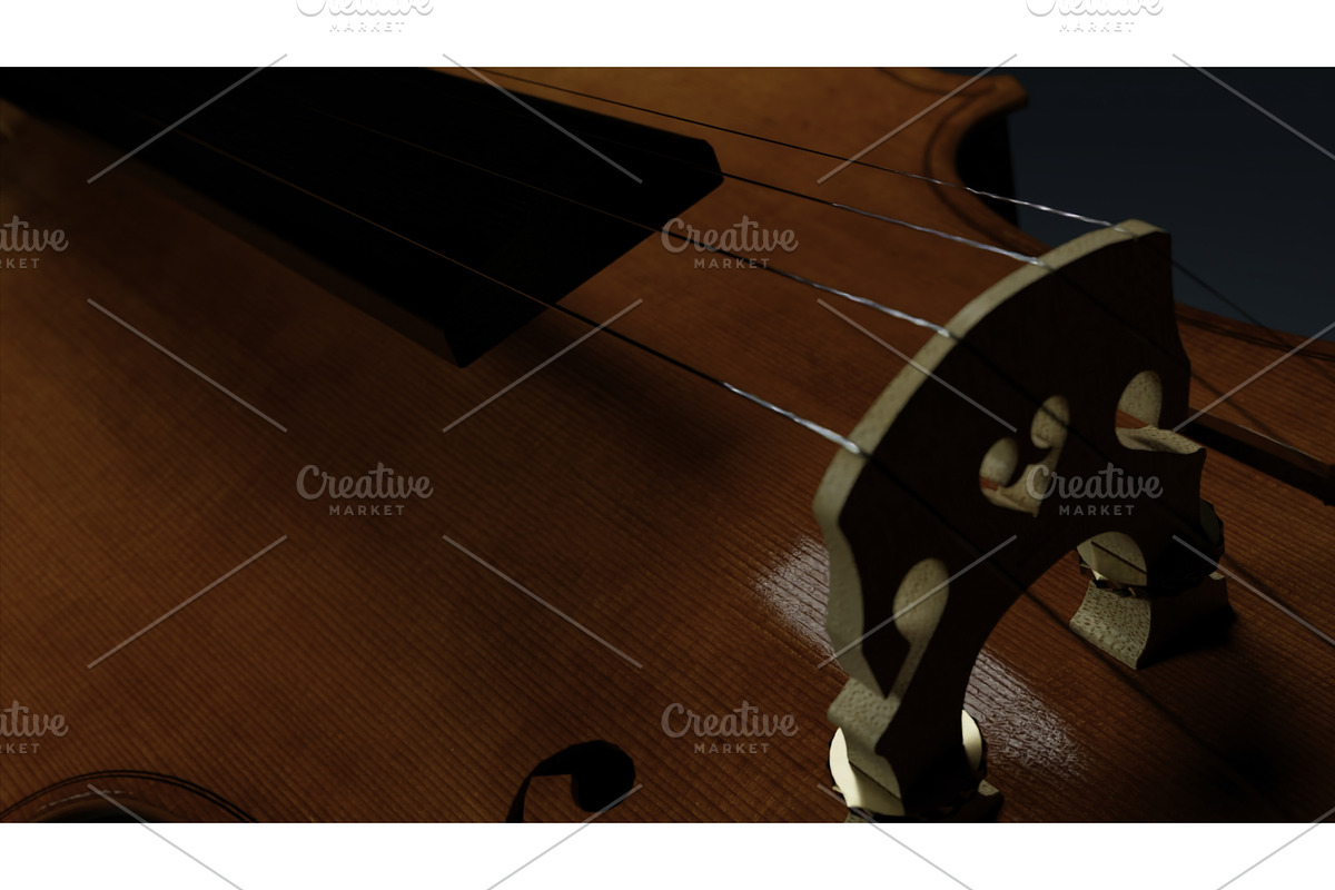 Stringed pod musical instrument, an Illustration by Media Whale Stock