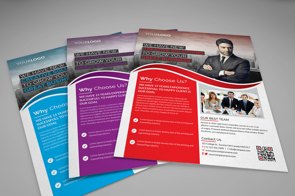 Corporate Flyer, a Flyer Template by RQ Designs (Photo 3 of 6)