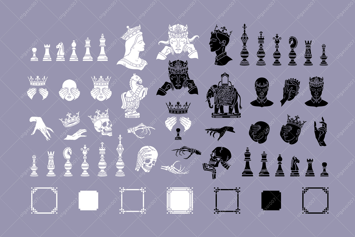 Chess. The Queen's Gambit, a Decorative Illustration by OlgaSoi007 (Photo 3 of 9)