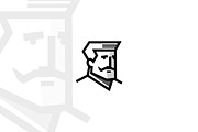 Face of a man logo design template, an Object Graphic by nicemorning (Thumbnail 3 of 3)