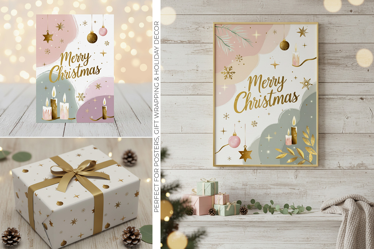 Cozy Christmas Watercolor Set, an Illustration by Hanna's ArtLab (Photo 9 of 9)
