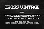 Cross Vintage, a Serif Font by brahamb_design (Thumbnail 3 of 6)