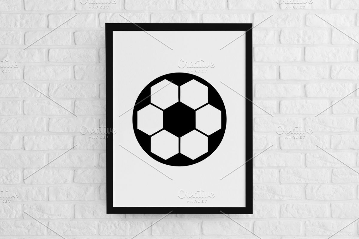Soccer Ball Silhouette SVG, a Sport Illustration by newminddesign (Photo 2 of 3)