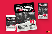 Rock Concert Flyer, a Flyer Template by MMPixelCraft (Thumbnail 1 of 4)