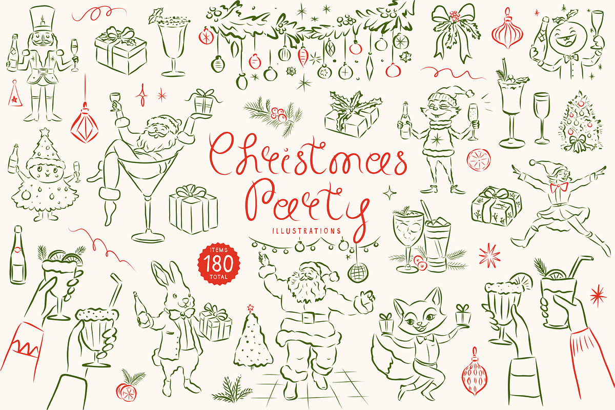 Hand Drawn Christmas SVG Bundle, a Seasonal Illustration by Ayya Studio (Photo 13 of 34)