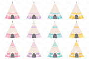 Girls Tribal Vectors & Clipart, an Illustration by Amanda Ilkov (Thumbnail 3 of 4)