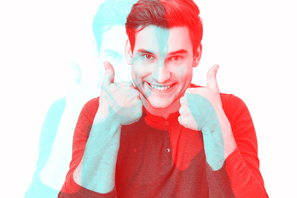 Anaglyph Photoshop Effect, an Action Add-On by S Graphic Studio (Photo 3 of 3)