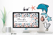 Summer fun - ink design creator, an Object Graphic by Beauty Drops (Thumbnail 9 of 9)