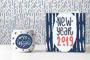 SALE 50% Merry Christmas and NY2019, a Decorative Illustration by mikka_kika (Thumbnail 2 of 10)