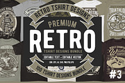 100 Retro Tshirt Designs Bundle 3, an Illustration by roach_graphic (Thumbnail 1 of 14)