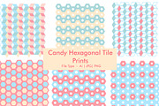Pastel Hexagon - Tiles & Patterns, a Pattern Graphic by Design Unique (Thumbnail 5 of 9)