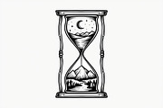 Hourglass Mountain Scene Set, an Illustration by BIPLOB EXPERT (Thumbnail 3 of 7)