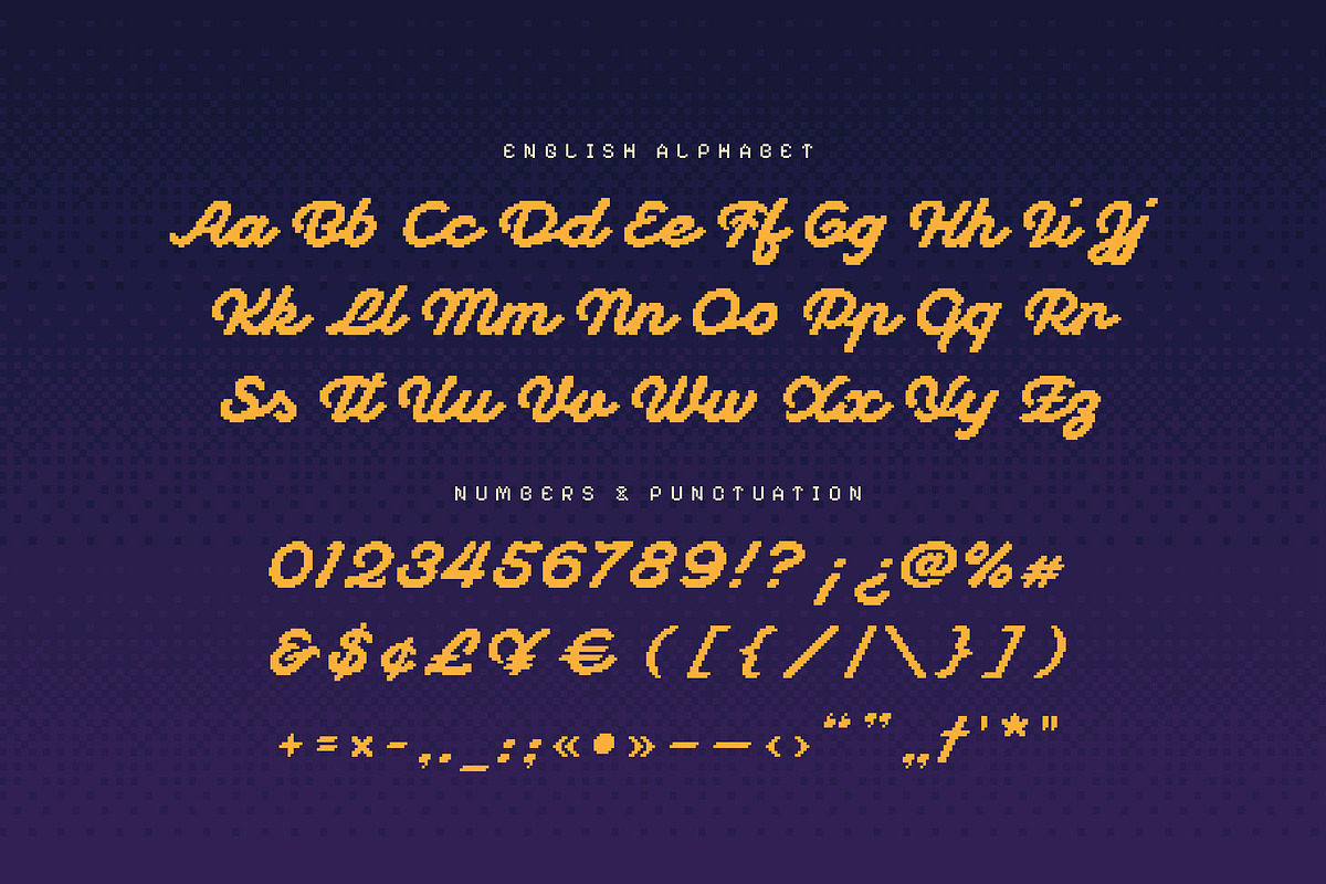 Retroid - Vintage Font, a Handwritten Font by Gleb Guralnyk (Photo 6 of 6)